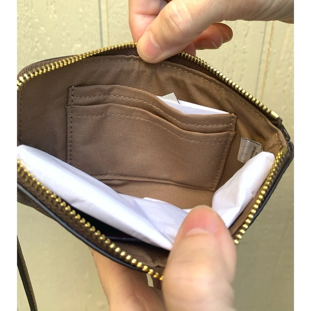 Coach Halloween Corner Zip Wristlet in Signature Canvas - Picture 7 of 11